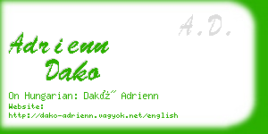 adrienn dako business card